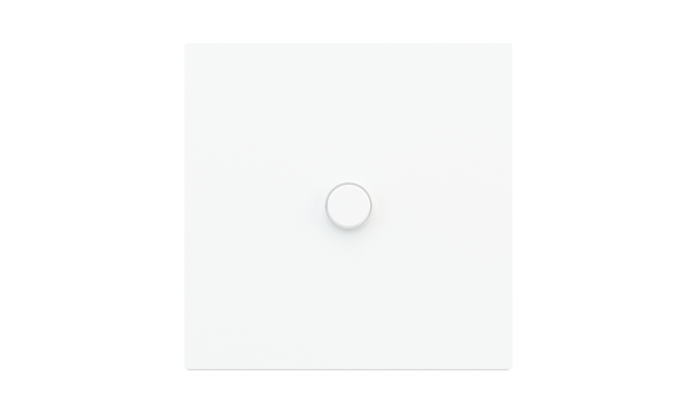 Ekinex Proxima · 1-fold pushbutton with thermostat - RGB LED · Управление климатом