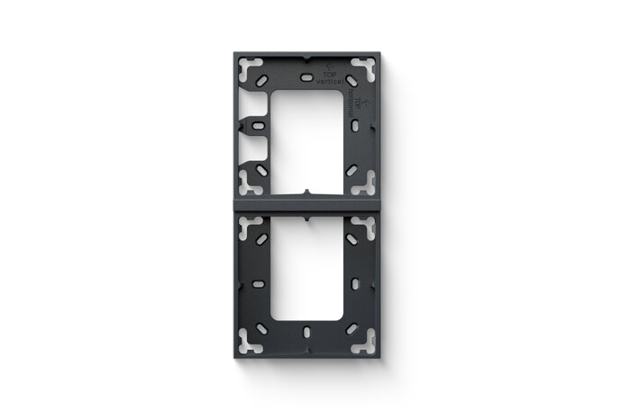 Loxone Mounting Frame 2-Way Anthracite